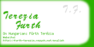 terezia furth business card