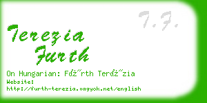 terezia furth business card